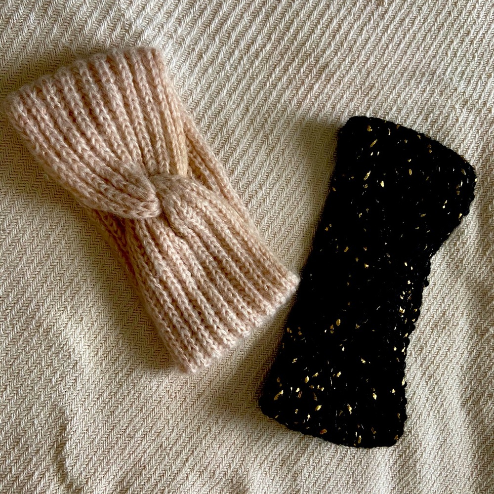 New hand crochet headband.